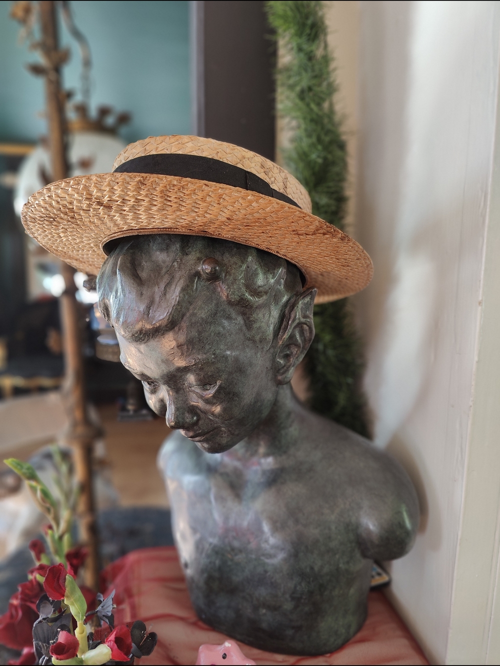 Young Bros NYC 1920s Boater Hat